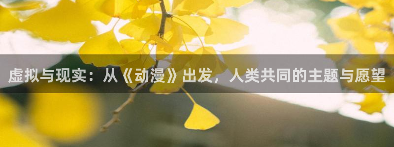 学院天堂动漫：虚拟与现实：从《动漫》出发，人类共同的主题与愿望